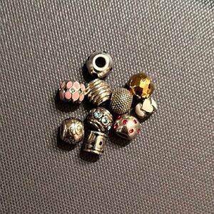 Brighton Silver and Gold Bead Bracelet Set